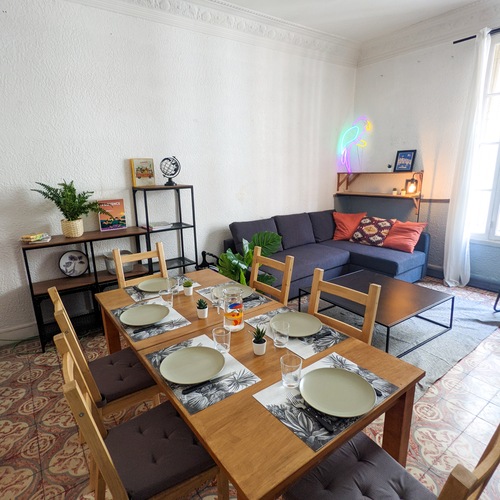 Salon salle à manger — Coliving Chalucet Toulon